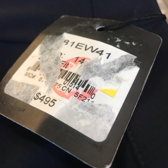 Authentic St. John Navy Blue Palazzo Pants - Picture 4 of 4